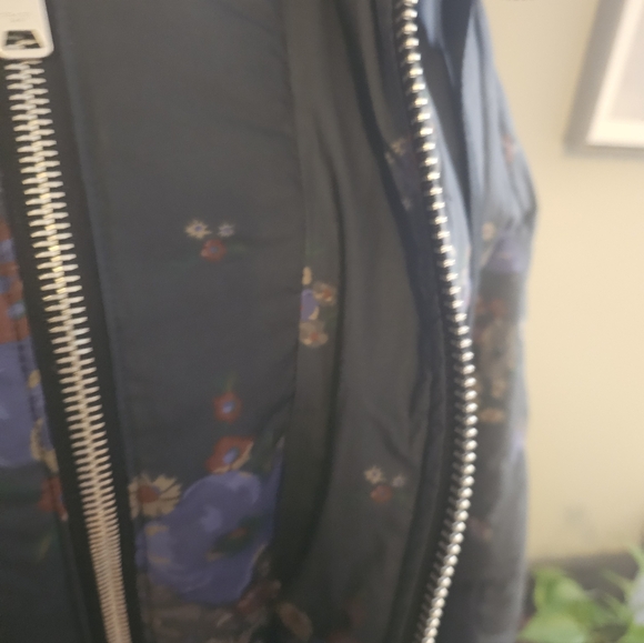 Coach Dark Floral Puffer Coat - Picture 8 of 16